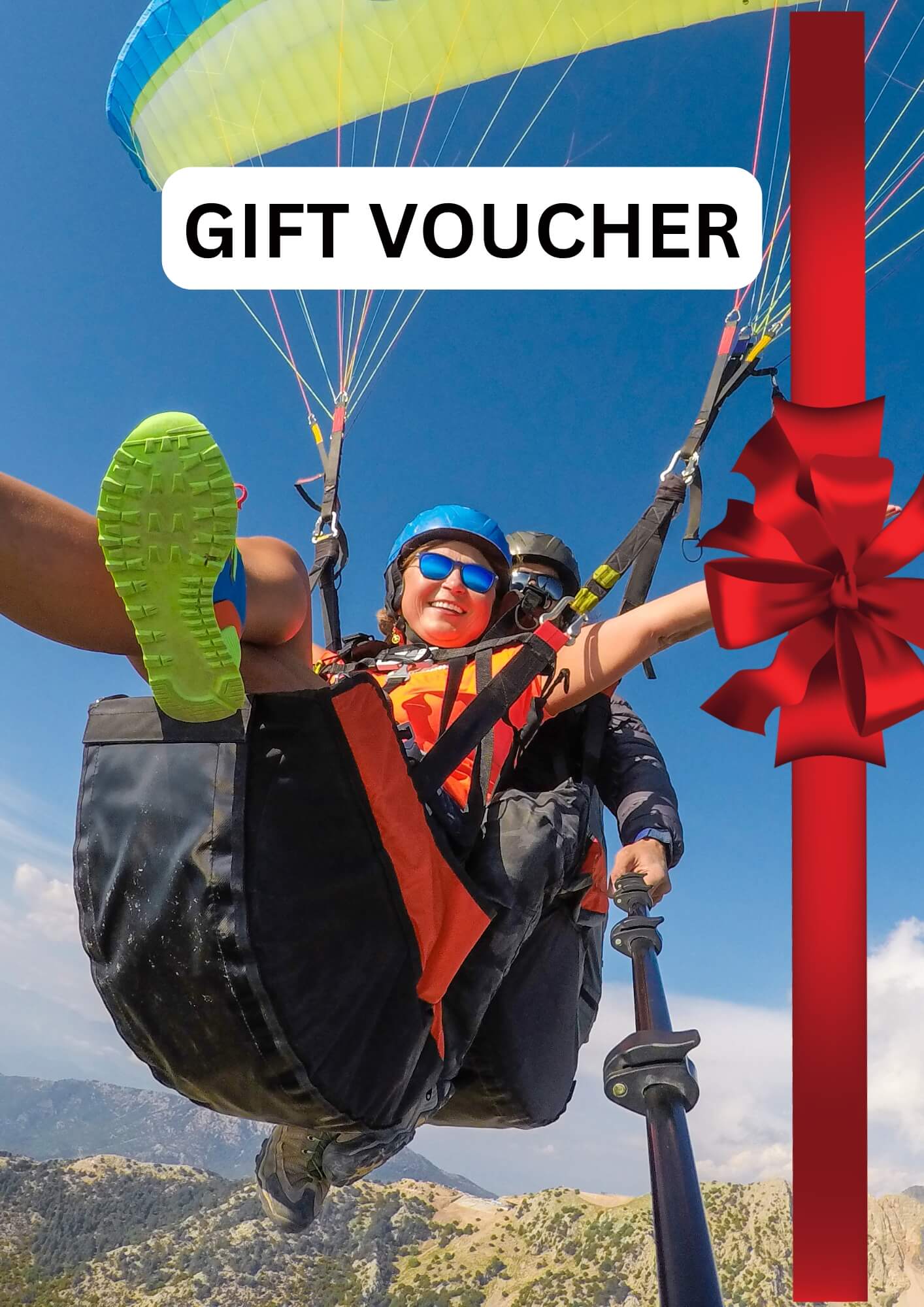 GIFT VOUCHER - Tandem Paragliding Flight with Instructor